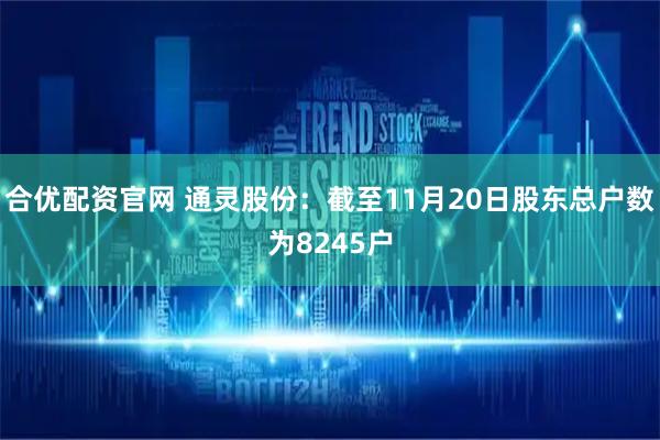 合优配资官网 通灵股份：截至11月20日股东总户数为8245户