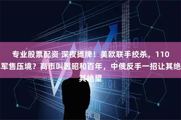 专业股票配资 深夜摊牌！美欧联手绞杀，110亿军售压境？高市叫嚣昭和百年，中俄反手一招让其绝望